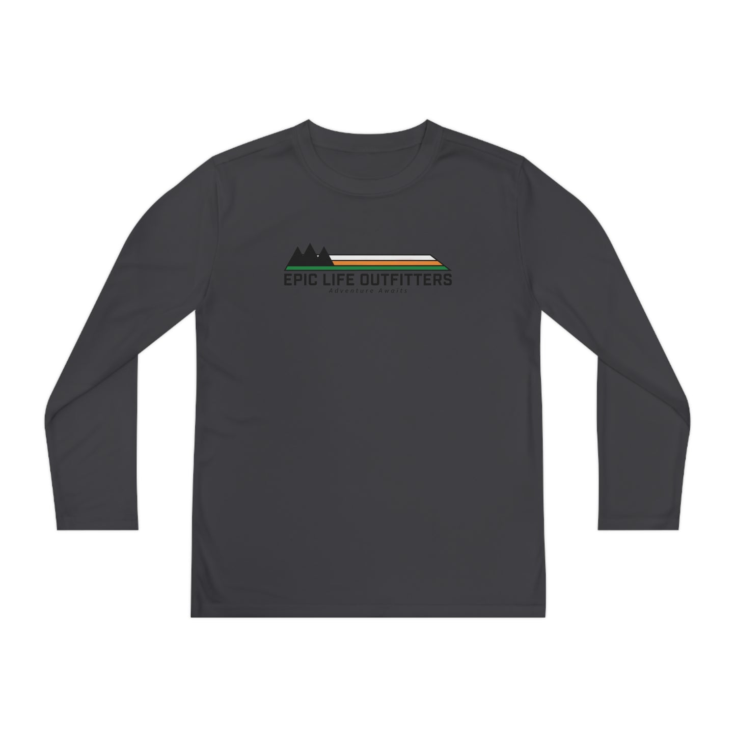 Youth Long Sleeve Mountains Synthetic Tee