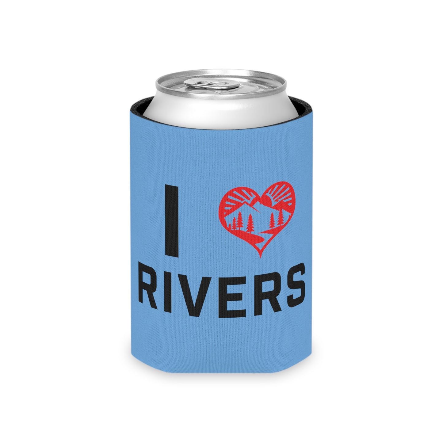 I Heart Rivers Coozie