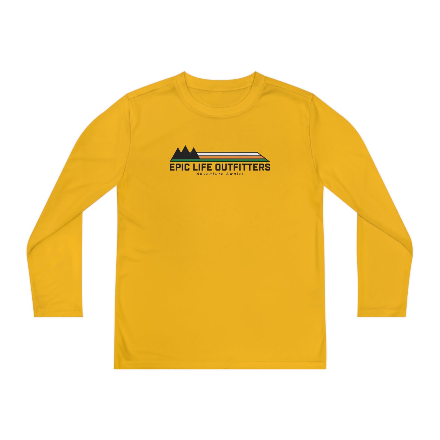 Youth Long Sleeve Mountains Synthetic Tee