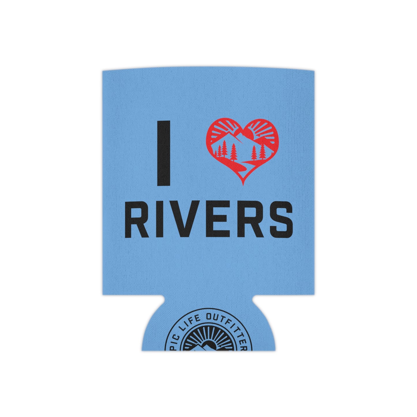 I Heart Rivers Coozie
