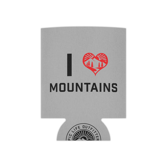 I Heart Mountains Coozie