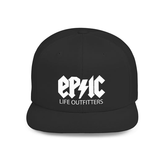 EPIC Lightning Flat Bill Snapback Hat