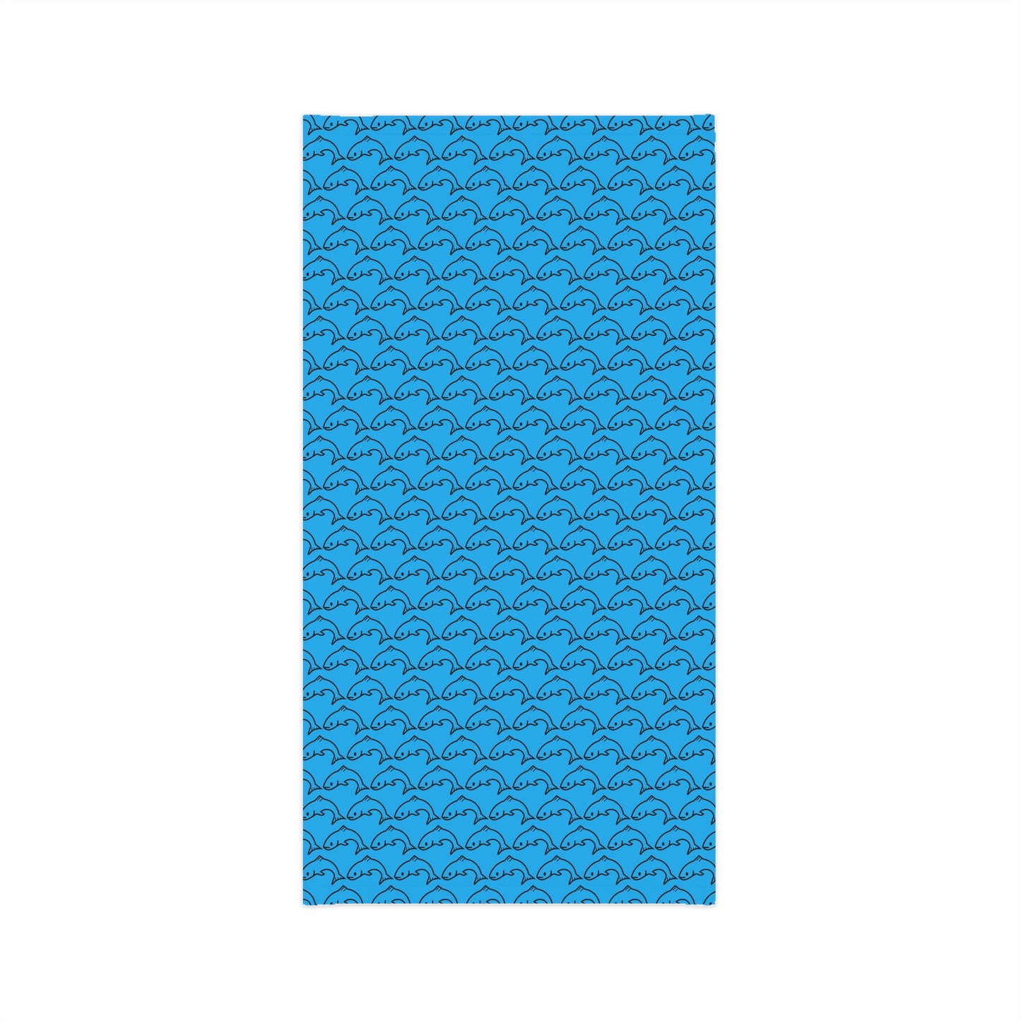 Fish Lightweight Neck Gaiter Light Blue
