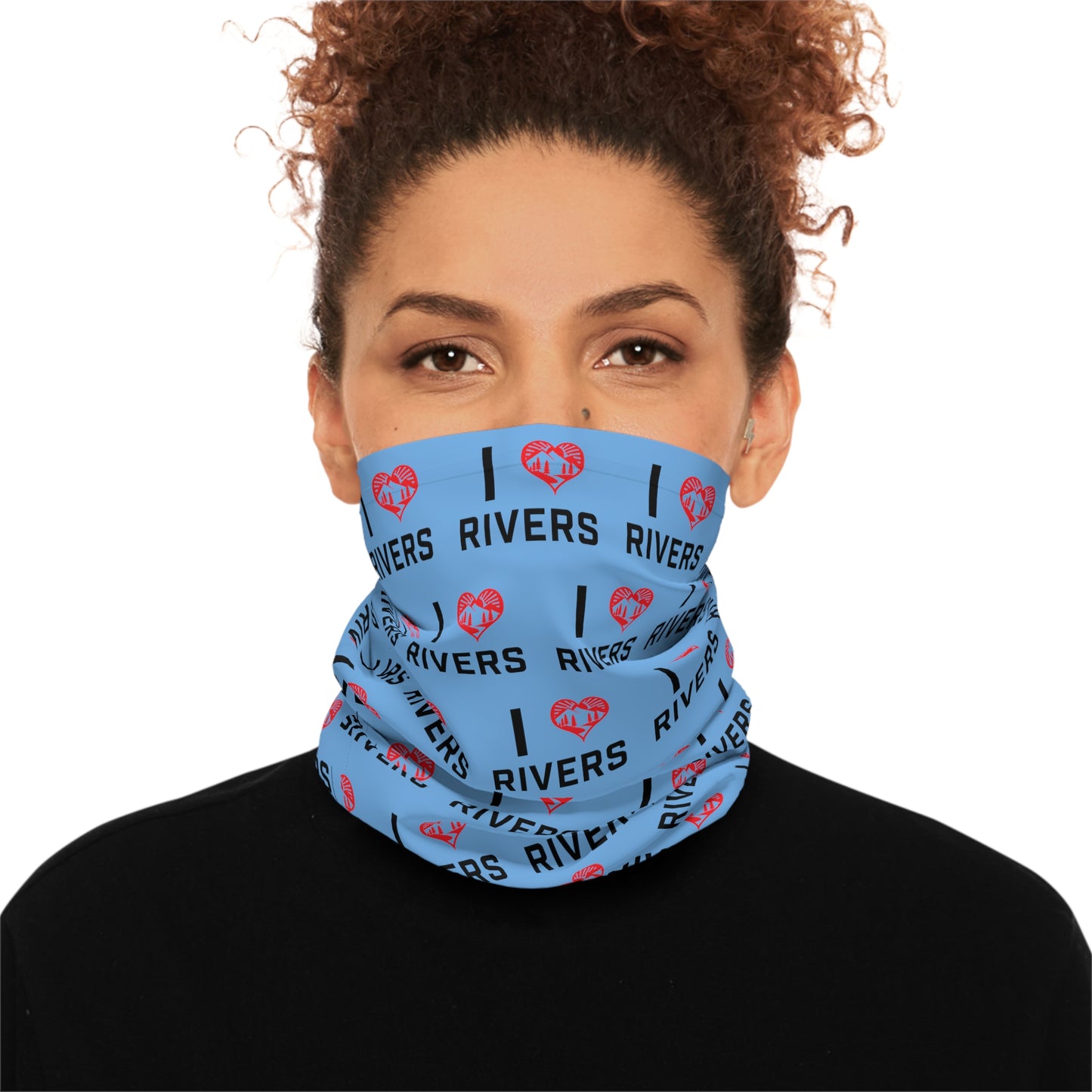 I Heart Rivers Lightweight Neck Gaiter